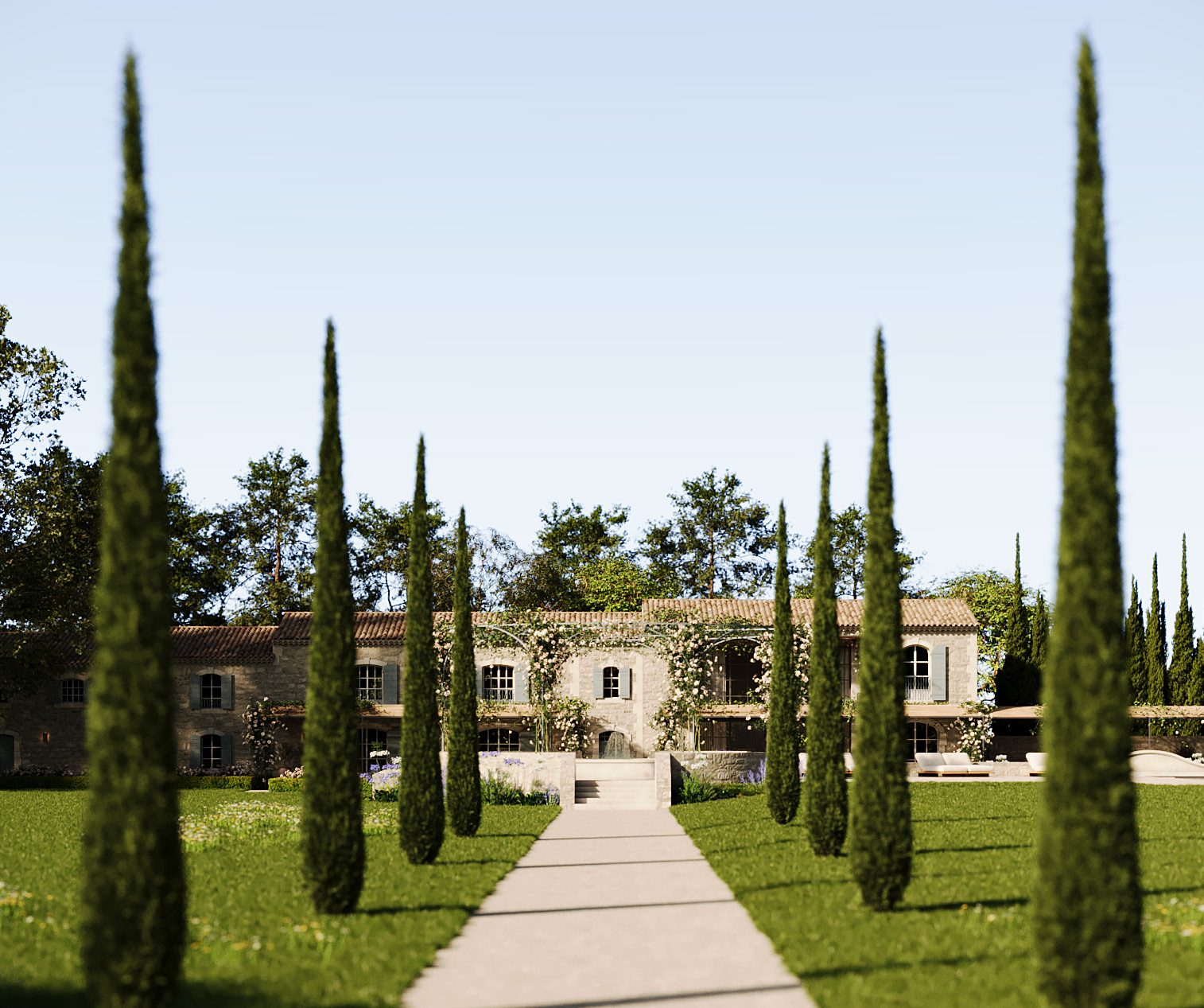 Le Grand Mas — Détail architectural, Maillane